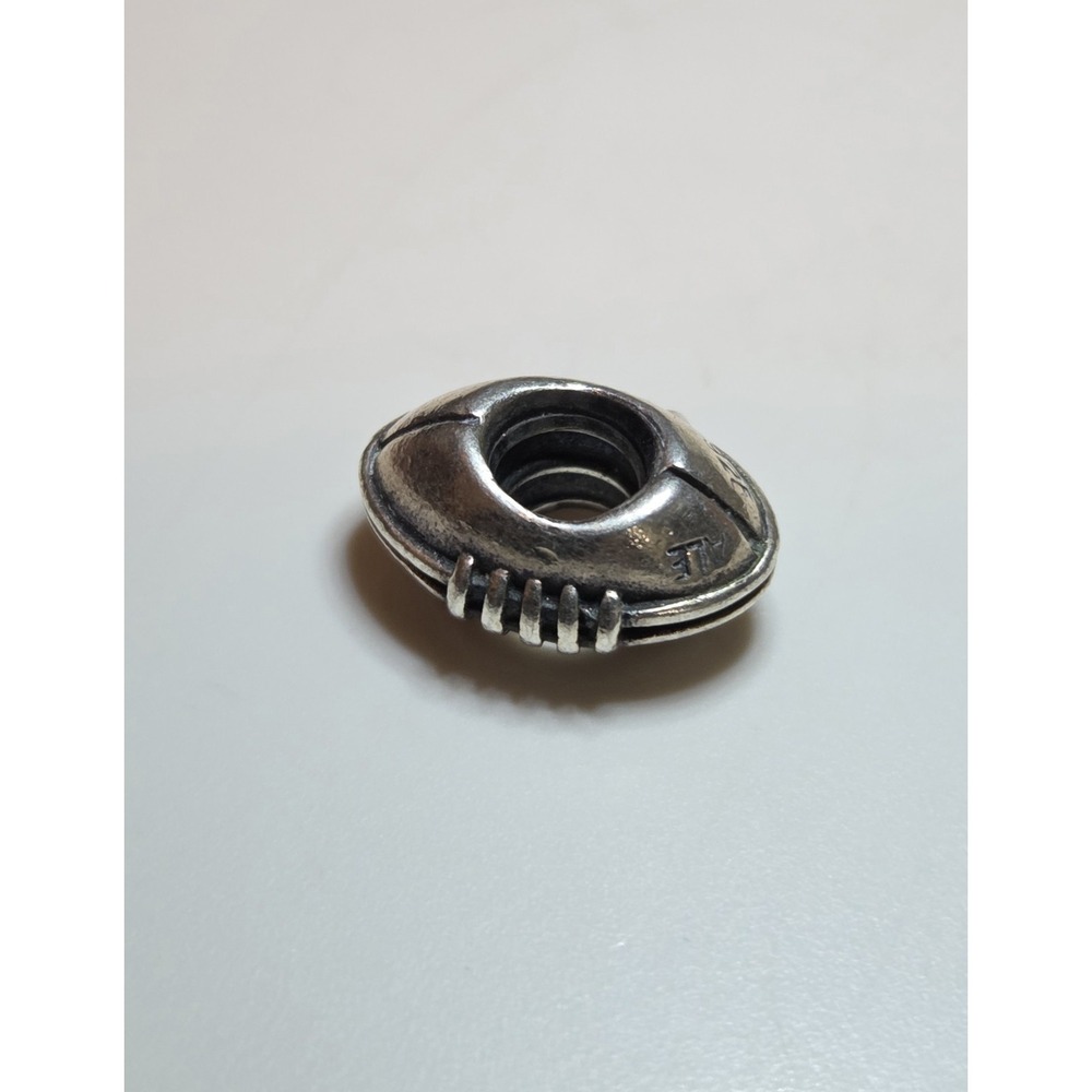 Authentic Retired‎ Pandora Sterling Silver Football Charm ALE 925 790384